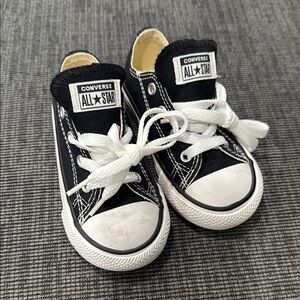 Converse Black and White Chuck Taylor Sneakers